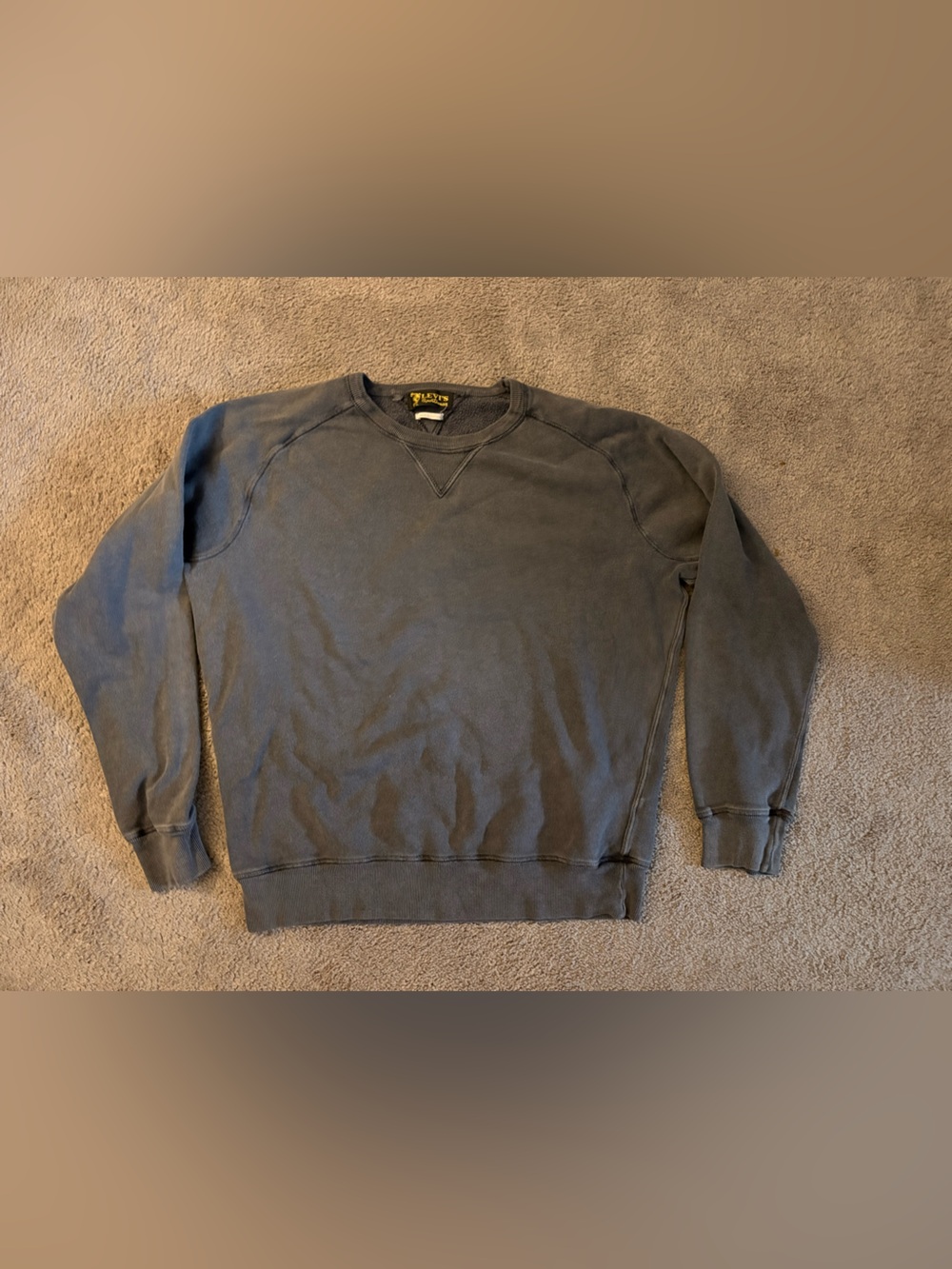 Levi's Vintage-Style Crewneck Sweatshirt - Charcoal